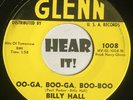 Spooky IN Halloween 60s Rocker 45 BILLY HALL & THE ARABS Oo-Ga Boo-Ga GLENN hear
