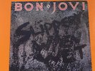 VINTAGE Bon Jovi Slippery When Wet LP Record 1986