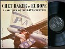 CHET BAKER In Europe Nato Countries LP PACIFIC JAZZ PJ-1218 US 1956 DG MONO