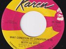 BETTY LAVETTE What Condition My Condition Is In RARE northern soul 45 funk HEAR