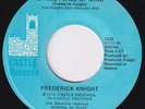 FREDERICK KNIGHT Uphill Peace Of My Mind RARE modern soul 45 northern soul DISCO
