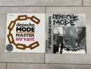 2 x 12” coloured  Vinyl von DEPECHE MODE: People Are People + Master And Servant