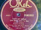 Okeh 40837 Sophie Tucker w MIFF MOLE MOLERS- Ain't Got Nobody 78 rpm 1927 Jazz E