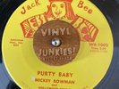 RARE 1959 ROCKABILLY 45 MICKEY BOWMAN Purty Baby/Little Sandy JACK BEE 1002 Hear