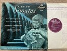 AXTL 1082 Brahms Violin & Piano Sonatas Nos.1 & 2 Szymon Goldberg Artur Balsam