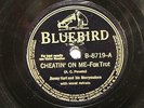 WESTERN SWING JIMMY HART MERRYMAKERS Cheatin' On Me BLUEBIRD 8719 E-  DALLAS, TX