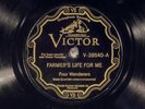 78 RPM -- Four Wanderers, Victor 38540, EE+ Vocal Harmony Quartet