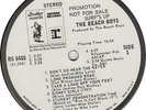 BEACH BOYS Surf's Up 1971 or. US white label PROMO + insert NEAR MINT vinyl