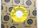 1957 R&B Latin 45 rpm The TRENIERS Oo-La-La / Pennies... BRUNSWICK 55033 dj VG++