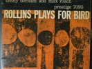 SONNY ROLLINS Rollins Plays For Bird PRESTIGE 7095 W. 50th DG LP RVG Dorham