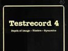 Opus 3 Test Record 4 Depth Of Image Timbre Dynamics 180g Audiophile Vinyl LP