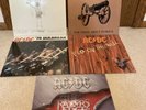 AC/DC vinyl record lot. Originals.