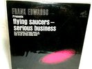 vintage Frank Edwards Flying Saucers Serious Business RARE LP RECORD LPM-3749