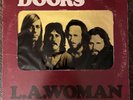 The Doors LA Woman Vinyl LP Die Cut Emboss Crucifix Insert Butterfly VG/EX