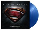HANS ZIMMER - MAN OF STEEL SOUNDTRACK 2021 DUTCH 180 GRAM BLUE VINYL 2 LP SET