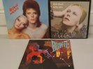 3 x David Bowie vinyl LPs Hunky Dory 1971 pressing / Pin Ups / Let's Dance  KO14