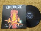 CHARIOT BURNING AMBITION 1986 UK EX VINYL LP SHADES RECORD ROCK HEAVY METAL
