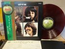 THE BEATLES / LET IT BE, RED WAX JAPAN ORIG. 1st PRESS 1971 LP w/OBI & INSERT EX