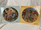 Walt Disney Pinocchio & Lady and the Tramp picture disc records - Never Opened