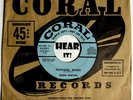 50s Chick Rocker Rockabilly 45 EILEEN BARTON Fujiyama Mama CORAL Wanda Jackson
