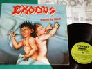 Exodus - Bonded By Blood BRAZIL 1st Press LP 1986 Combat w insert