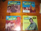 4 vintage Sesame Street 45 Records, new sealed. Snuffalufagus sings