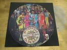 THE BEATLES Sgt. Pepper's Lonely Hearts Club Band LP PICTURE DISC vg++