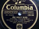 THE FOUR BRIGHT SPARKS - ‘HIGH SOCIETY BLUES’ 1930 COLUMBIA, FINE SIDE
