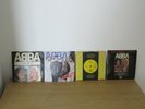 ABBA 4 X 7 INCH VINYL SINGLES. ABBA EP, MAMMA MIA, UNDER ATTACK, ONE OF US.