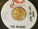 Snotty Ohio Garage Punk 45 The Decades There Ain't No Way GREAT SCOTT VG+ HEAR
