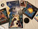 Def Leppard Lot - Original Vinyl Hysteria, Pyromania, plus 45s, memorabilia Lot