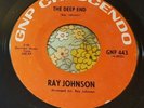 Atmospheric Funk Soul 45 Ray Johnson Deep End / Black Night GNP VG+ HEAR