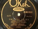 HEAR  OKEH 41171 ; HOT RENDITION by WILD DAVIDSON Benny Meroff and His Orch.