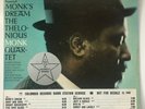THELONIOUS MONK QUARTET MONK'S DREAM ORIGINAL PROMO JAZZ LP COLUMBIA MONO