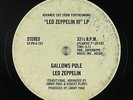 Rock 45 - Led Zeppelin - Gallows Pole - Atlantic - mp3 - rare promo