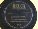78 RPM Walter Dombkowski Catherine Polka King  1950'  Decca Jukebox Record