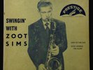Zoot Sims-Swingin' With-Prestige 117-10 INCH BLUE LABEL