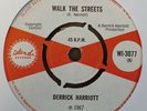 Walk The Streets Derrick Harriot Island 1967 Side 1 Light Surface mark exc con