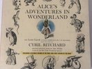 Alice's Adventures in Wonderland  read by Cyril Ritchard 4 LP box set w/book ID