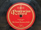 78 RPM Rosicrucian Record Secreto Eterno Sweet Mystery of Life APS-1255 A2