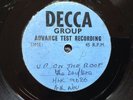 THE DRIFTERS - UP ON THE ROOF rare UK 1962 DEMO ACETATE / SOUL / LONDON RECORDS