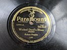 Robert Peeples Paramount 12995 Wicked Devil's Blues Rare 78 V+