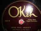 78-OKeh 4703-Michael Coleman-McDermott's Hornpipe/Irish Reel Medley 1922 Scarce