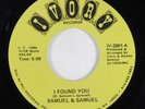 Modern Soul Boogie 45 SAMUEL & SAMUEL I Found You IVORY VG+ HEAR