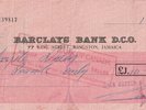 COLLCTORS ITEM 1969 PAY CHEQUE PRINCE BUSTER RECORD SHACK TO LLOYD DALEY *SIGNED