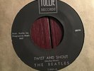 45 RPM Beatles TOLLIE 9001 Twist and Shout / There's A Place BLACK  VG++