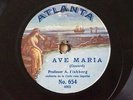 Fishberg Violin Gounod Ave Maria 78RPM Atlanta 654/4064