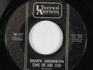 Northern Soul 45 MARV JOHNSON Come On And Stop UNITED ARTISTS HEAR
