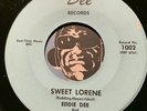 EDDIE DEE & MOONLIGHTERS Northern Soul 45 Sweet Lorene b/w Let's Go Steady VG+