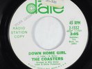 Soul Funk 45 COASTERS Down Home Girl DATE VG+ promo HEAR